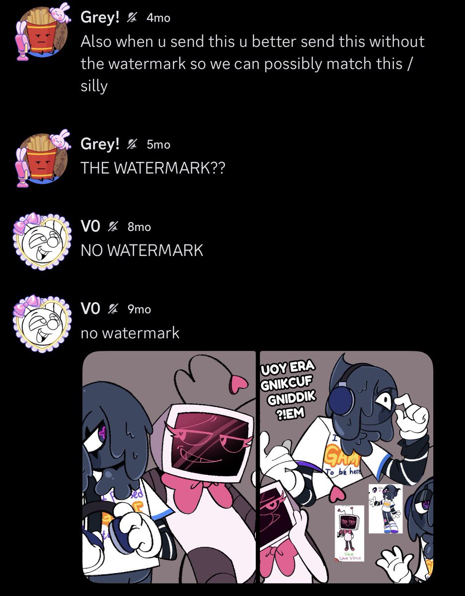 v0idoll's tweet photo. Green has completely disregarded this in the doc. YES it is exploiting. Esp when Grey would ask me to send him the art he used to send the victims without my watermark, I assume it’s to avoid getting the victims from tracing back to me. Unsure but Very suspicious. https://t.co/JQpkIv25Dj