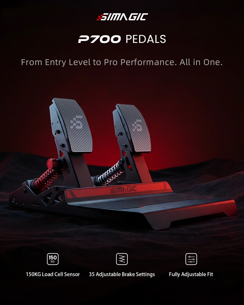 SimagicOfficial's tweet photo. Every sim racer starts somewhere.

Today, starting doesn't mean compromising.

Introducing the SIMAGIC Green Flag Bundle.

Real Sim Racing Starts Here.

For just $599, you'll get:

✅ Ready-to-Race Performance
✅ Pro-Grade Quality
✅ UP+ Modular Expandability

Everything you need to step into the SIMAGIC ecosystem with confidence.

Available now.
