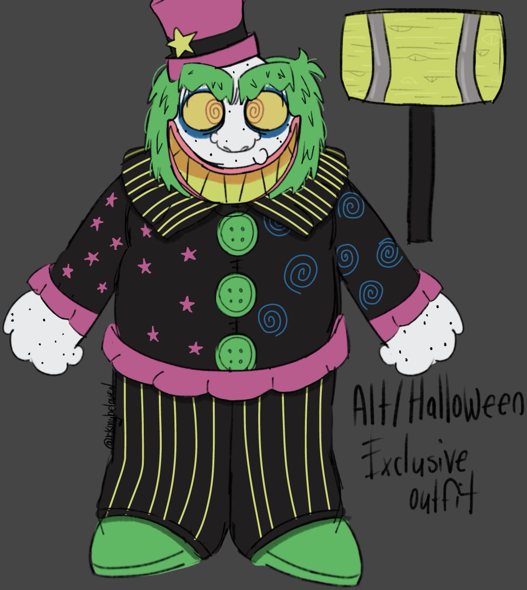 WACKAMOLEGAME's tweet photo. // Because obviously its an animatronic with very limited character, most of it’s depiction is gonna be based off of interpretation and headcanon!!! 

along with that,, here’s my headcanon design i have for him / the way i draw him :0)!!! https://t.co/bXnGCwDKud