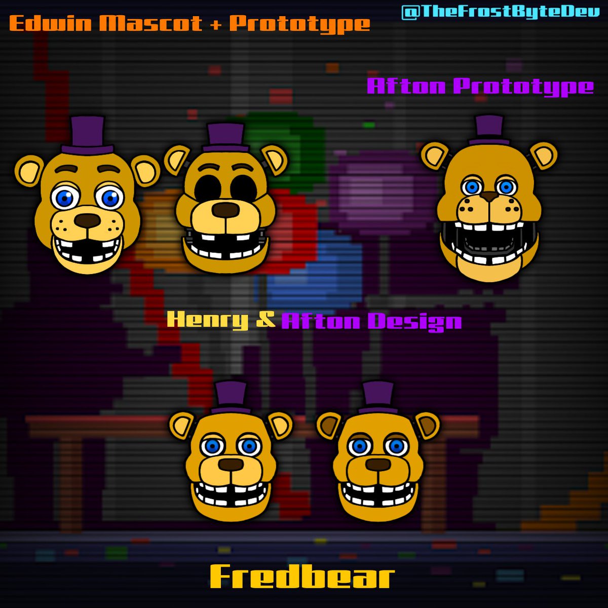 TheFrostByteDev's tweet photo. Fredbear and Spring Bonnie Stuff
#FNAF #FNAF4 #SOTM https://t.co/COfslS72vB