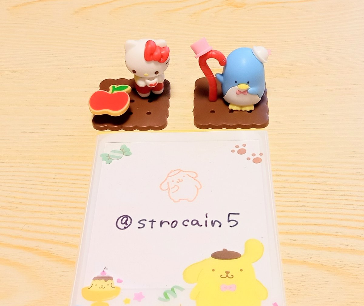 strocain5's tweet photo. 交換募集です💡
サンリオキャラクターズ
チョコサプ

【譲る】キティ、タキシードサム

【求む】ポムポムプリン

どちらも開封済ですがキレイな状態です。郵送交換希望です💡横浜、川崎、鶴見でお手渡しも応相談です。

#ポムポムプリン
#ポムバサダー https://t.co/P3VErefn3t