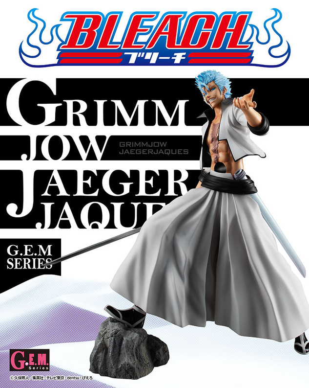 BLEACH_infos's tweet photo. 7月3日13時より予約受付開始！

G.E.M.シリーズ BLEACH グリムジョー・ジャガージャック【再販】

好戦的な彼の性格を全面的に押し出したポーズと表情に注目！

https://t.co/xhm2yeR9LR https://t.co/PlfJmETPSi