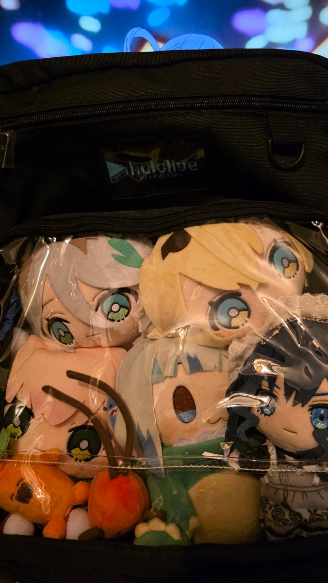 adklelele's tweet photo. @hololive_En fitting as many plushies as possible https://t.co/4qgrB0Eg3M