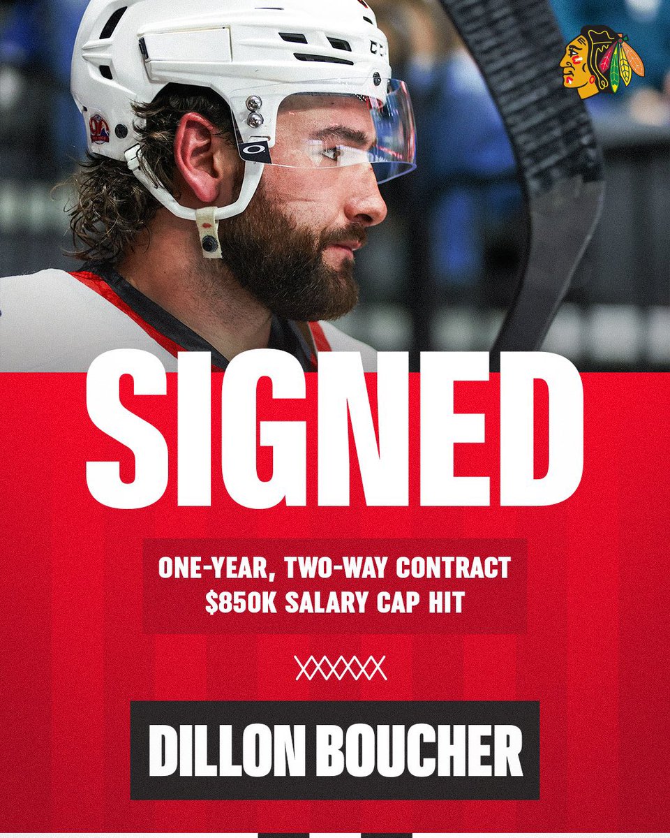 goicehogs's tweet photo. Congrats Bouch &amp; Myly on the show deals!! 👏🏼

(from @NHLBlackhawks) https://t.co/TLXN31HSCD