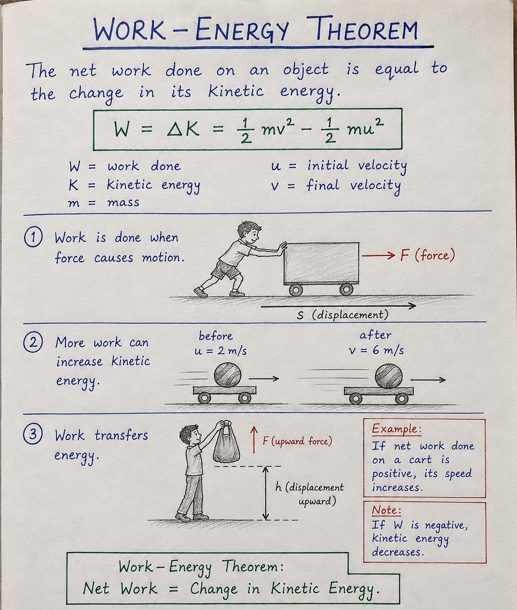 Work - Energy Theorem
