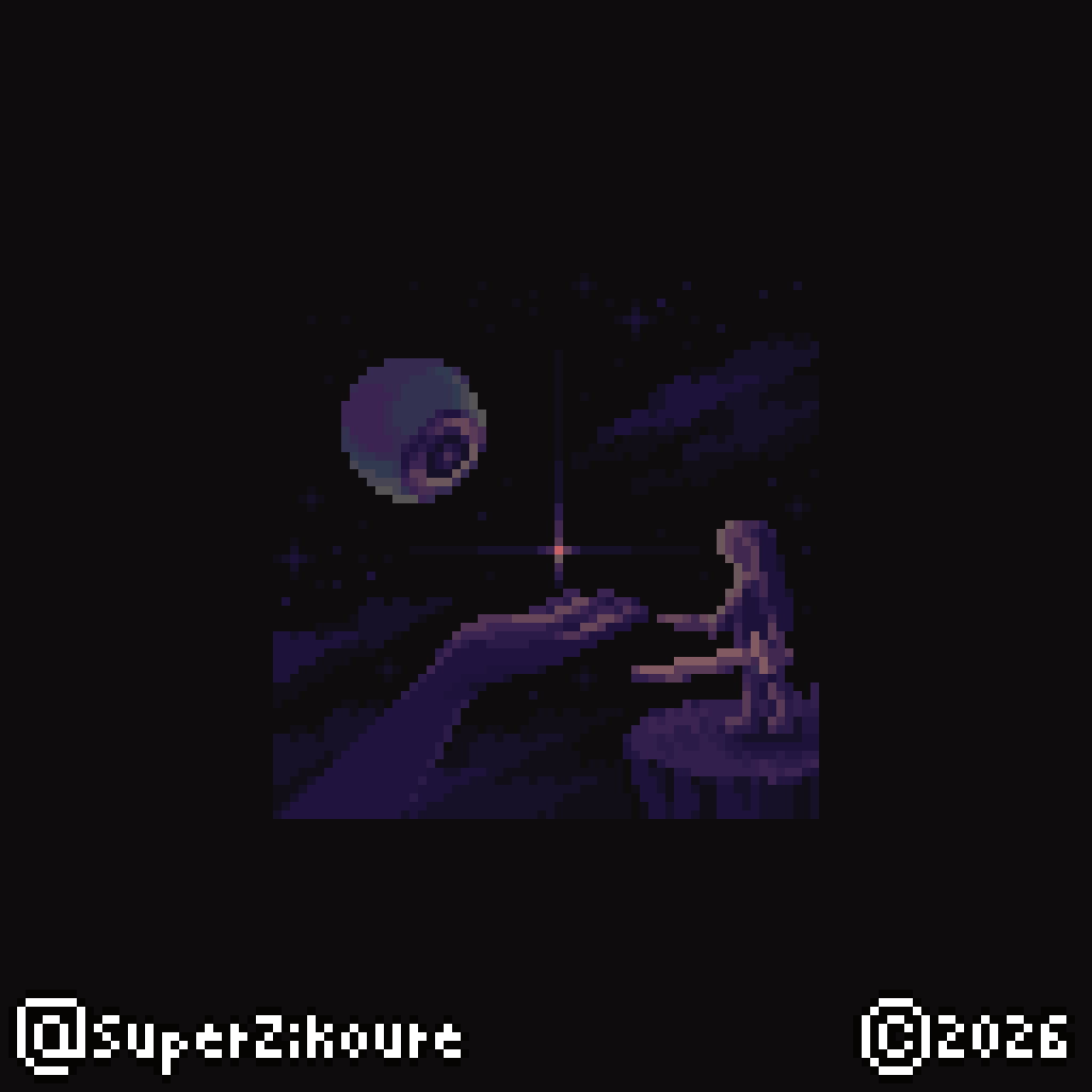 SuperZikoure's tweet photo. Day 664: The Star
#pixelart #ドット絵 #art #dailies https://t.co/VmTlzreY5Z