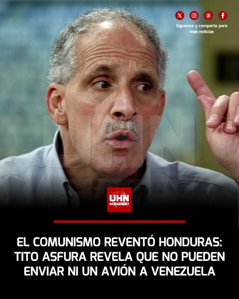 UHN_Plus's tweet photo. 🇭🇳🇻🇪‼️| Xiomara Castro dejó un desastre en su presidencia y Honduras todavía lo sufre, al punto que no puede ni ayudar a Venezuela. Tito Asfura fue tan directo como sincero y aseguró: “Yo estoy para cuidar a Honduras, que Dios me perdone pero Venezuela tendrá mucha ayuda de otros países. Otros me piden enviar un contingente o un avión, pero vale dinero. Discúlpenme pero primero Honduras”.