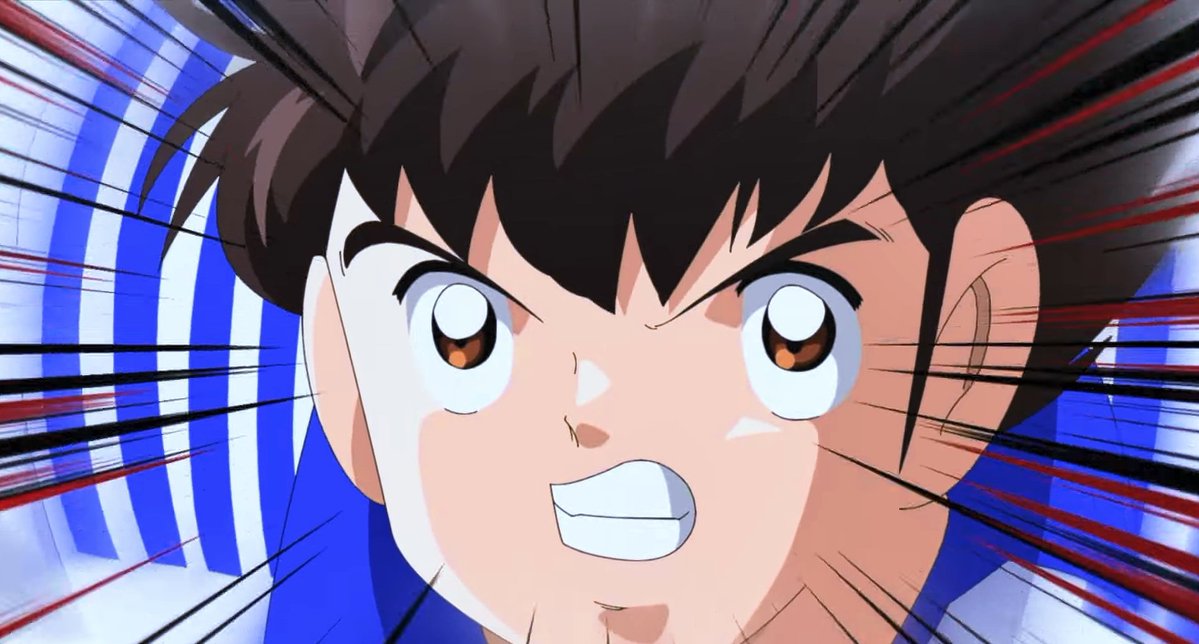 翼「雨だけど、全力で行かせてもらう!」 #キャプテン翼 #大空翼君誕生