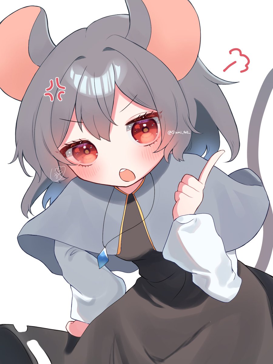 Siomi_403_'s tweet photo. #7月2日はナズーリンの日　💢🐭 https://t.co/blmqqO1SAJ