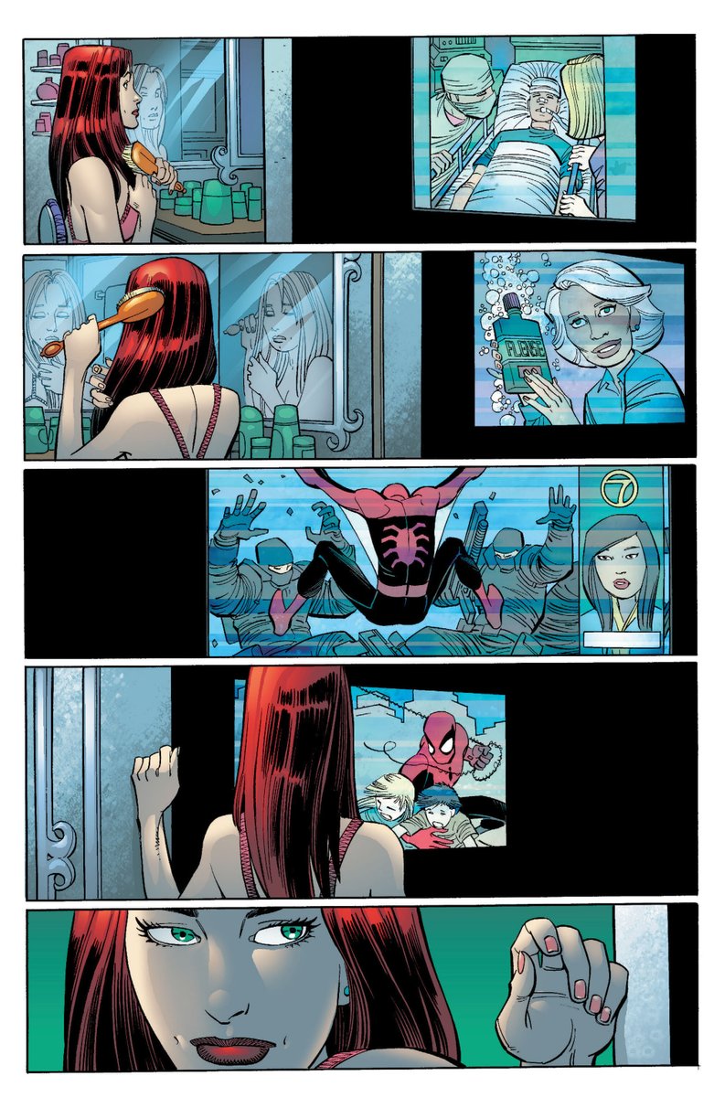idkCedric's tweet photo. I love how ASM #39 shows how much MJ and Peter miss each other without a single line of dialogue https://t.co/pYzGlgxEEy