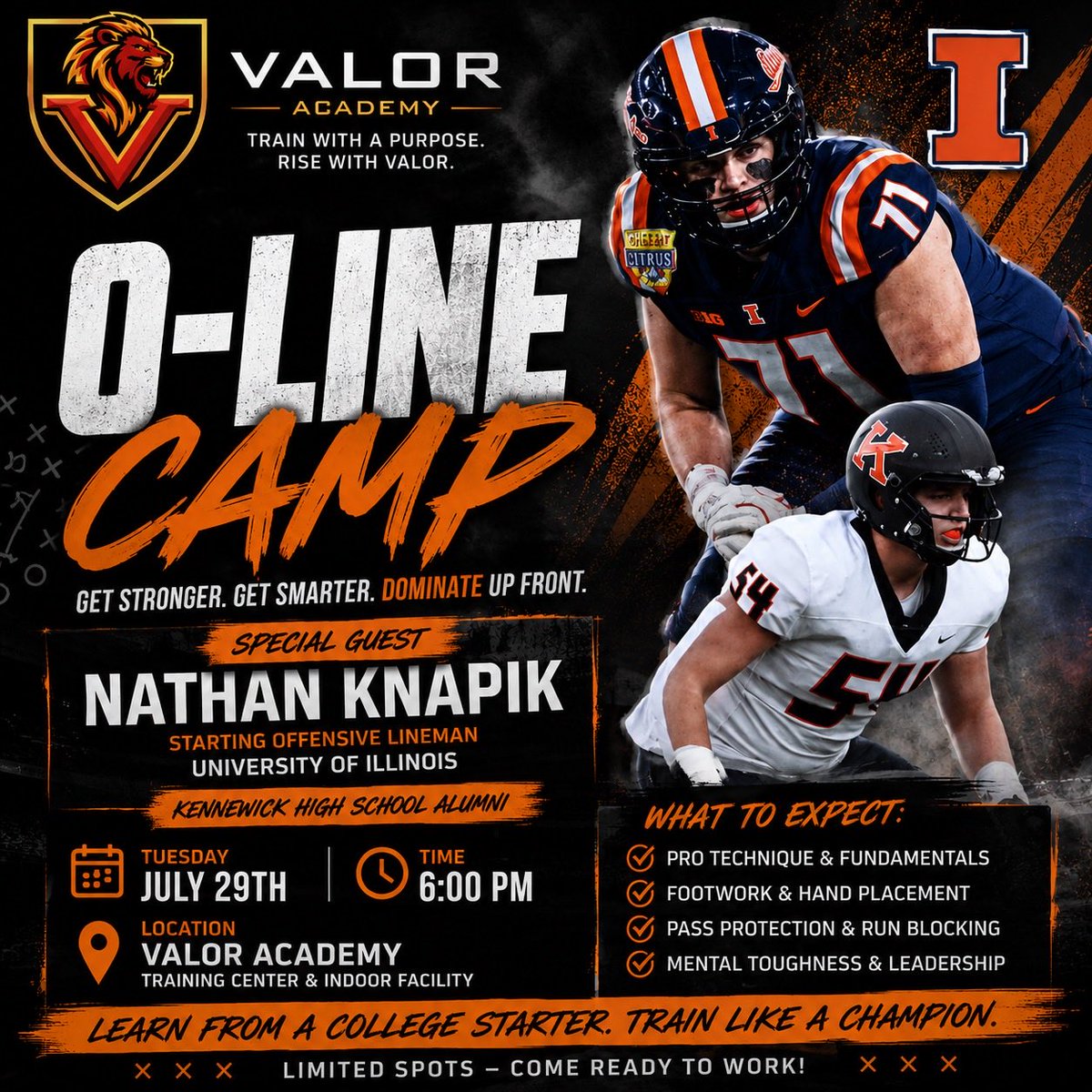 AffholterRandy's tweet photo. Chance to get better and learn from a Big 10 athlete!!  Go Lions!! https://t.co/rxZupyBzc2