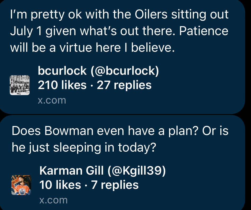 ZachMacrae's tweet photo. @Kgill39 @NewWorldOilers @2MuttsHockeyPod Not you telling someone was wrong lol https://t.co/Lan7s5oAVV