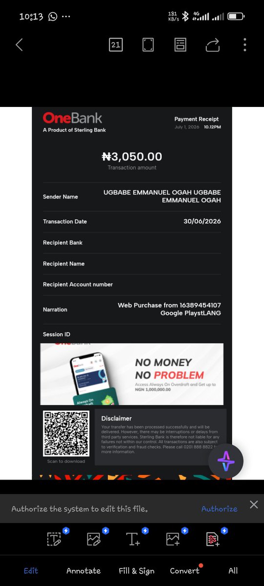 Chkmeight's tweet photo. @X I made payment and I have not gotten value kindly assist. https://t.co/entYXiIe0k