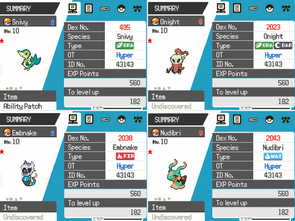 PKMarioG's tweet photo. 🎂 July Gifts in Pokémon Gadir Deluxe!🎂

We're getting crazy! Two gifts this month, the monthly gift and the anniversary gift! 🤑🔥

⏩ CODE "JULYO" for both gifts.
Get a Shiny Snivy plus the three Original Gadir Starters in their shiny forms! ✨ https://t.co/Ia8KDBeyPK