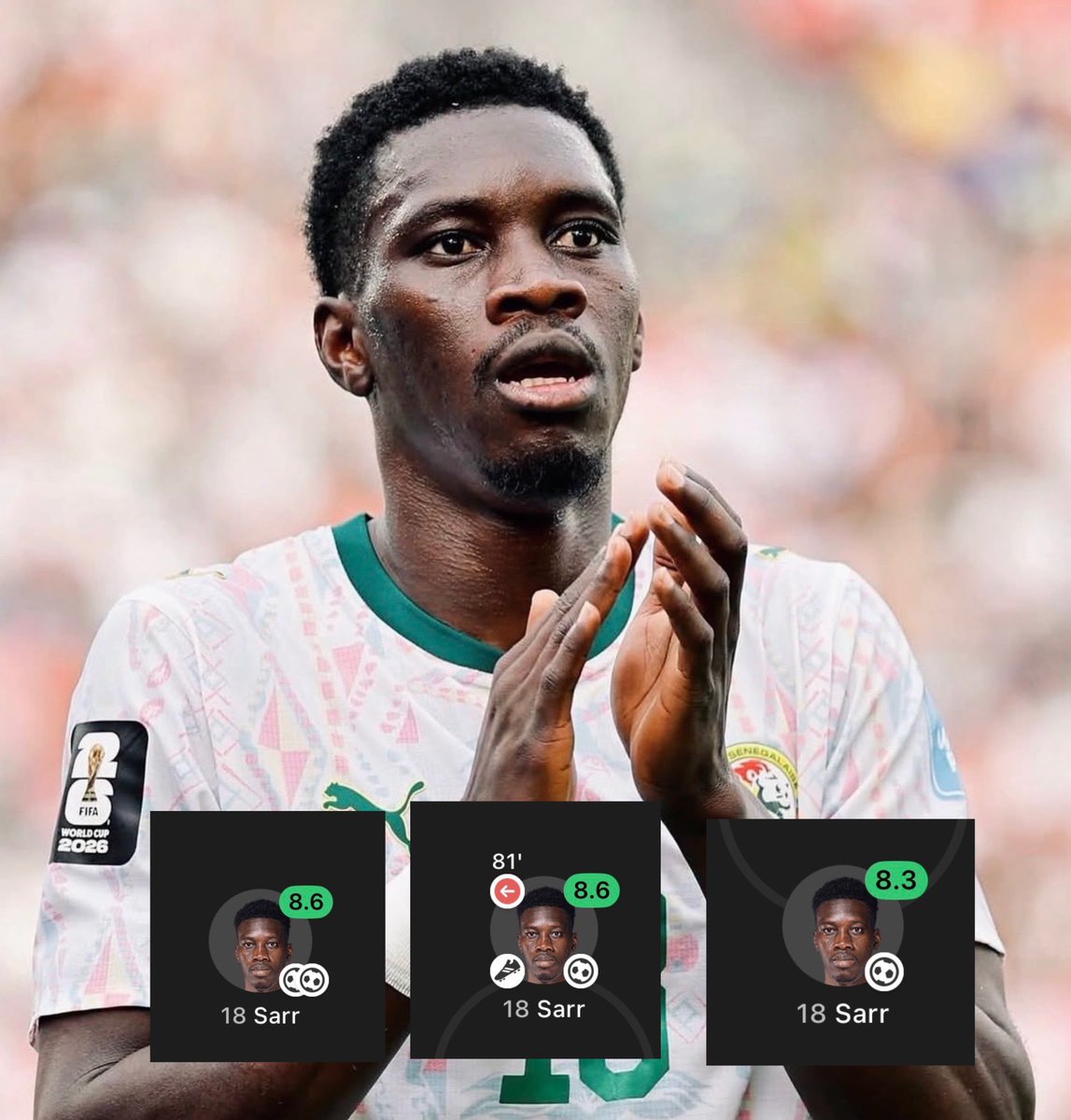 UTDTrey's tweet photo. Ismaila Sarr. WOW https://t.co/57oQBKzHuf