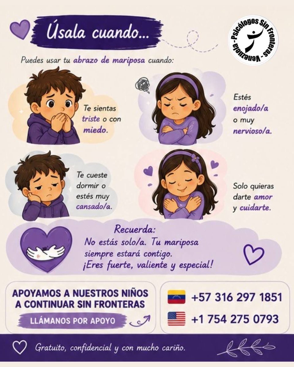 psfvenezuela's tweet photo. Este es un ejercicio sencillo para hacer con los niños y ayudarlos a calmarse. Comparte y divulga. https://t.co/7wsdvb6FT3