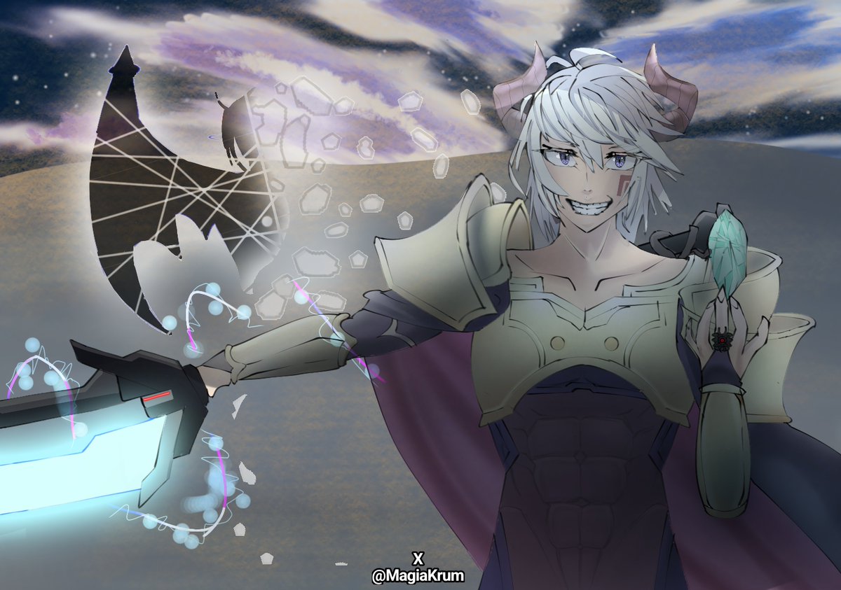 MagiaKrum's tweet photo. 真の魔王はこの俺、魔王ディアブロにおいてほかに��い！
どんな魔王が復活していようと、俺は粉砕してくれる！��こそが真の魔王ディアブロだからな！

TVアニメ第3期制作決定おめでとうございます！

#異世界魔王
#Anime #Animeart #art
#アニメ https://t.co/4fN5m1vhAU