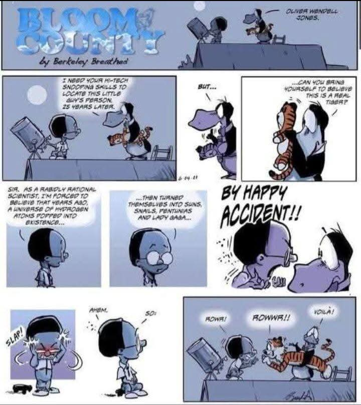 CAEDALPE's tweet photo. #Comics #BloomCounty #CalvinandHobbes https://t.co/xplFIJNqAj