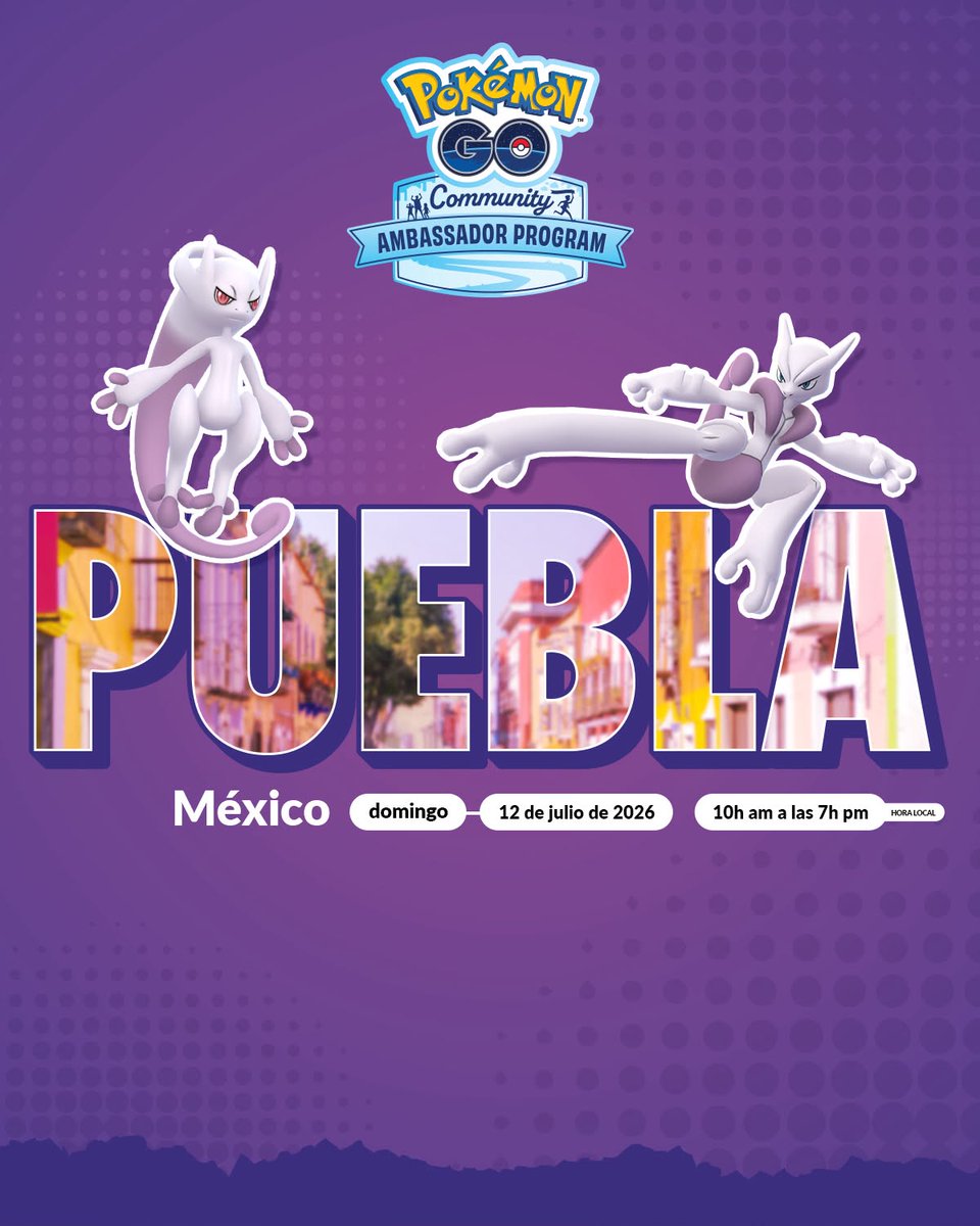 PokemonGoAppLA's tweet photo. ¡Por primera vez, las Celebraciones de la Comunidad están llegando a múltiples ciudades de Latinoamérica al mismo tiempo! 😍

¿Te unirás a nosotros para el Festival de Pokémon GO 2026: Global? ⭐️

https://t.co/SPos35tOif https://t.co/OfElglkuIn