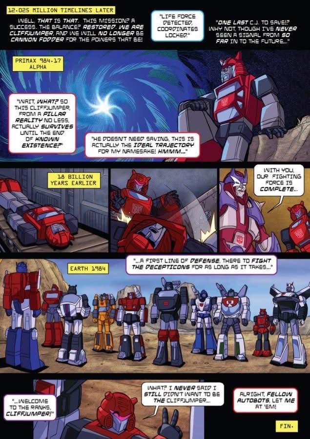 BotCon's tweet photo. It started at BotCon last year. A comic that officially changed the Sunbow Universe forever. Or did it? Check out "A Cliffjumper(s) Tale" right now and then stay tuned for a sneak peak tomorrow in to the fiction accompanying the BotCon 2026 single figure exclusives Ricochet and Avatar Megatron, available now for purchase!

https://t.co/QL1BqCLw8M