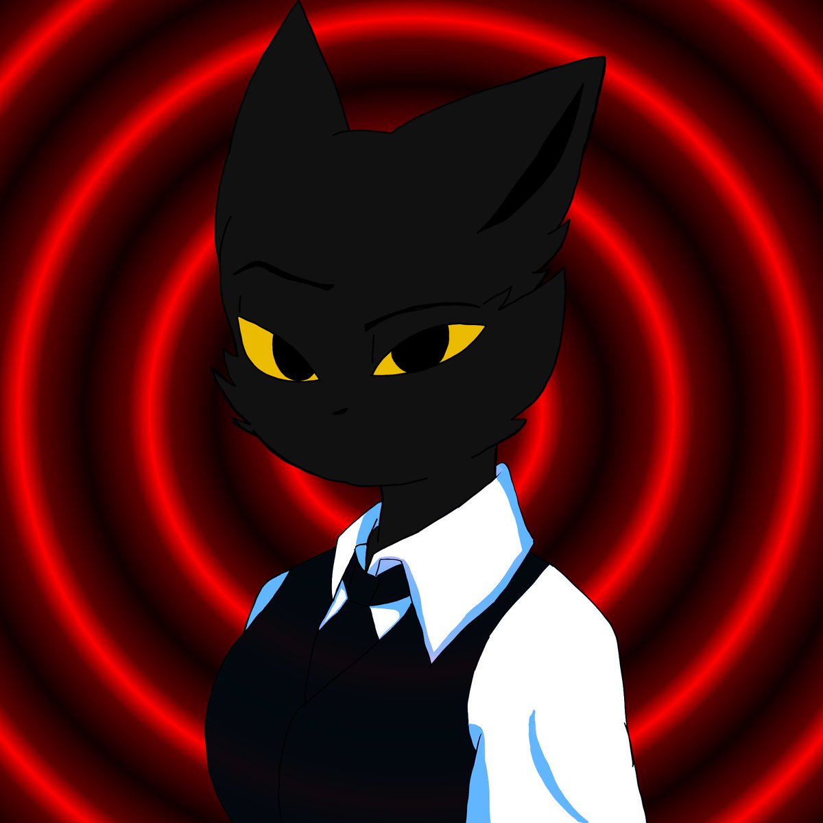 AlearaHamato's tweet photo. Secret Agent! 🐈‍⬛🛡️
Un dibujo de mi personaje favorito de #animalhospital 

Si este es #secretagent 
Ojalá les guste >w< https://t.co/9JqGtqDH6A
