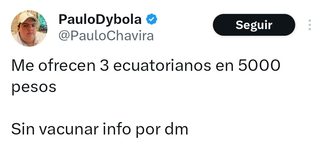 SuerodlaVerdad1's tweet photo. La única manera de venderlo a este mexicano @PauloChavira y obtener muy buenas ganancias, sería vendiéndolo por kilo y nos hacemos el billetazo, pero si lo vendemos por intelecto regalado saldría caro. Para menos información por dm #MrColesterol 🤣🤣🤣  #QueHeDeCreer #ElSueroDeLaVerdad