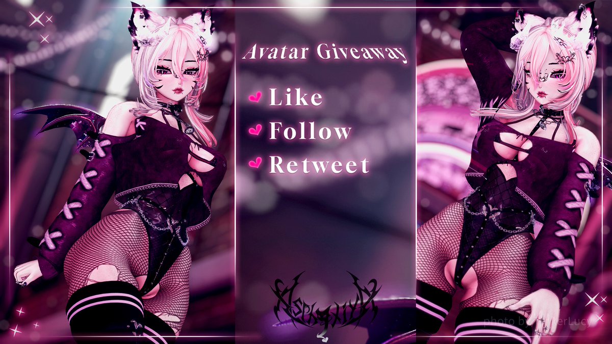 AsphyxiyaAvatar's tweet photo. Hello, lovelies! ♡

ꫂ᭪݁ I'm excited to host a giveaway for my avatar Evrine! 

 ꫂ᭪݁ There will be 2 lucky winners

 ꫂ᭪݁ To join:
• Like this post
• Repost
• Follow @AsphyxiyaAvatar

Thank you so much for your support and kindness! >⩊<

The winners will be selected on July 6th. Good luck to everyone!