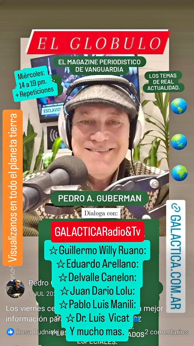 gubermanpedro1's tweet photo. GALACTICA; Hoy Miércoles con informes  e investigaciones impactantes de la realidad actual. https://t.co/WmJNgF61wp