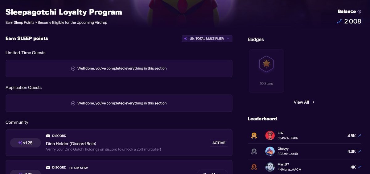 MaxGavriil's tweet photo. Join @sleepagotchi pre-TGE event:

https://t.co/mhECzfiarR

Complete dailys &amp; climb the leaderboard.. 2+ years of active development, iOS / Android App &amp; tg app.

Backed by
@6thManVentures
@Collab_Currency
@alliance
@1kxnetwork https://t.co/ftqndXpyVN
