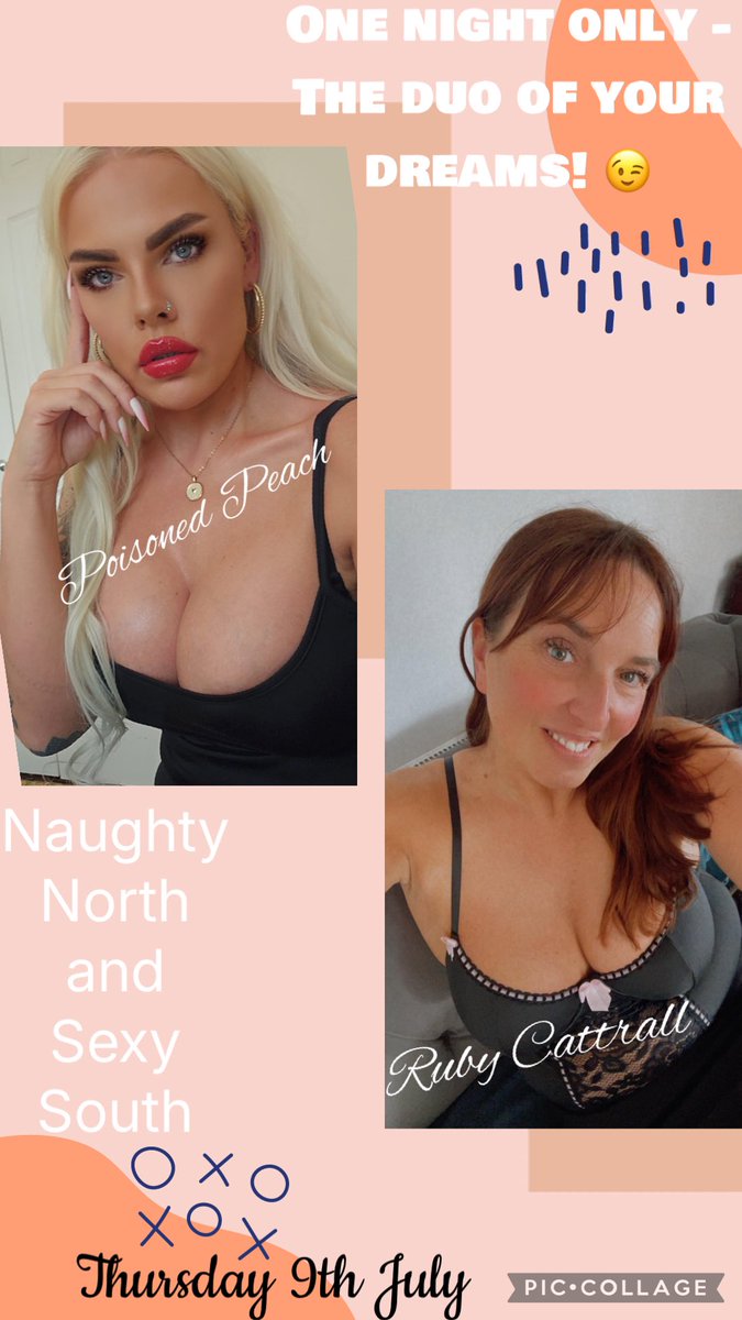 RubyCattrall's tweet photo. The Naughty North and the Sexy South! 🔥🔥🔥🔥🔥 

@Poisoned_Peach_ 

This is happening…… Thursday 9th July. 

#naughtynorth
#sexysouth
#london https://t.co/dGPTHWOPno