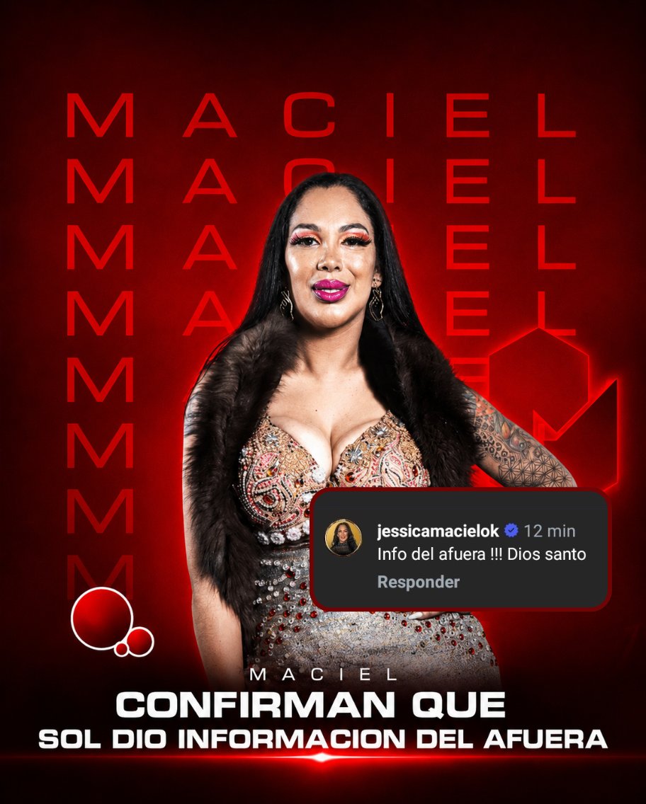 EspiandoOfIcial's tweet photo. ❌ La Maciel confirman que Sol dio informacion del afuera 😱 ¿Que te parece? #GranHermano https://t.co/fVe41rHWnw