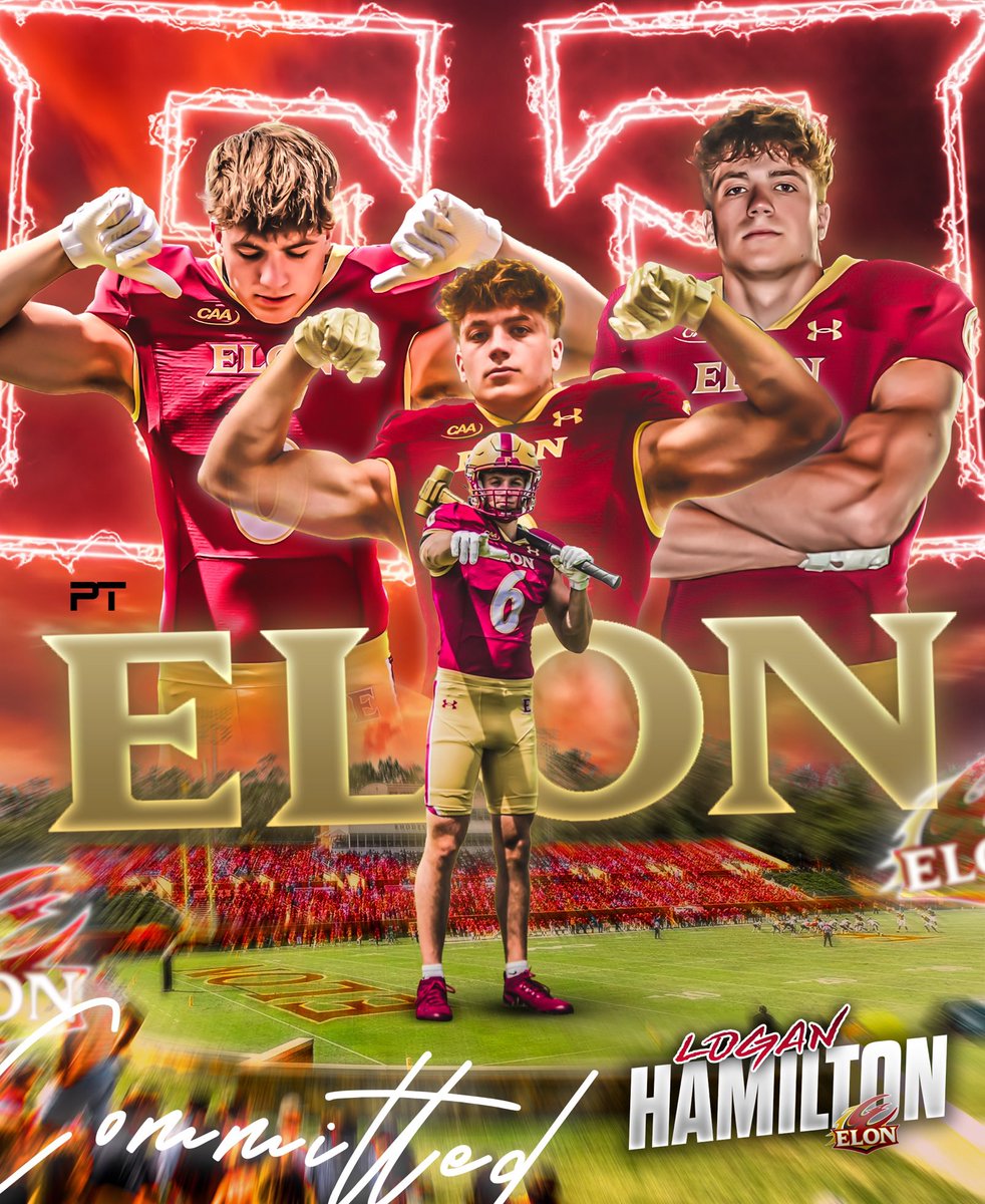 ljhamilton2027's tweet photo. I am blessed to announce my commitment to Elon University to continue my academic and football career. All the glory to God. 🙏🏻

@NCFootballNews @Coach_Lageman @CVance43 @TonyTrisciani @JFFootballCavs  @CoachHarlo @PrepRedzoneVA @carljfred @WillVapreps @footballcoach79 https://t.co/J5OT5DNgZ3