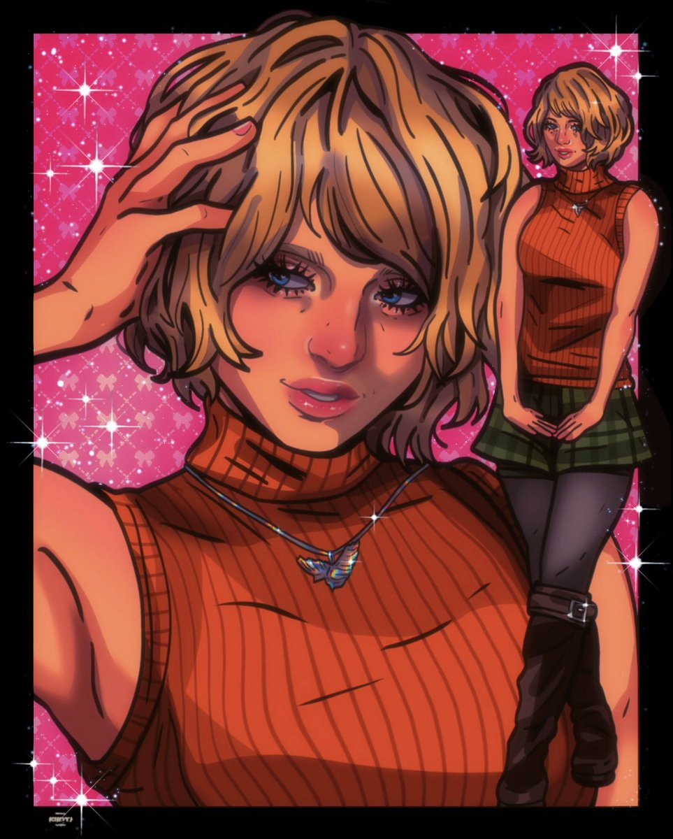 666chevy_'s tweet photo. this cutie patootie 💖💗 #AshleyGraham #ResidentEvil4remake https://t.co/9hwp2vsYtp