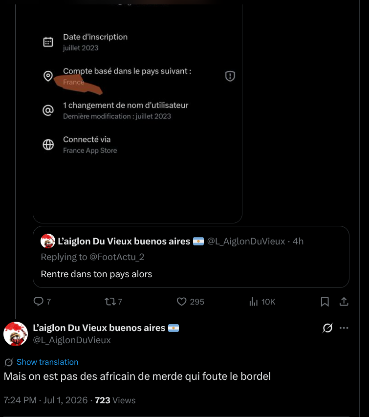 Maxzzz_33's tweet photo. Petit bonus @L_AiglonDuVieux 🤡

Finalement tes tweets en réponses a des mecs auraient bien pu faire avancer ce thread, oublie pas que t'es pas argentin mais français aussi. https://t.co/wPwOlxvKeO