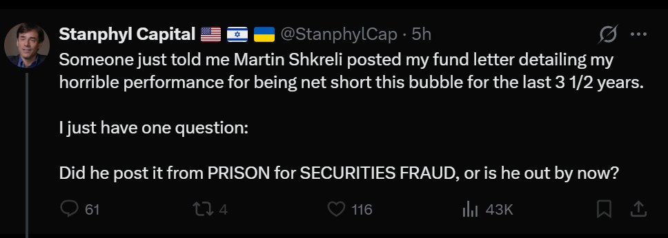 Martin Shkreli tweet media