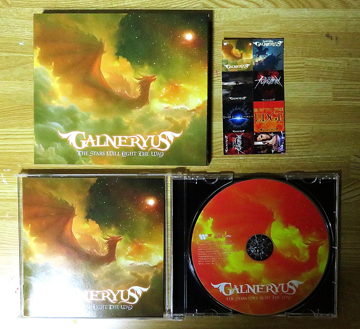 THE STARS WILL LIGHT THE WAY GALNERYUSが2024年に発売、通常盤とか