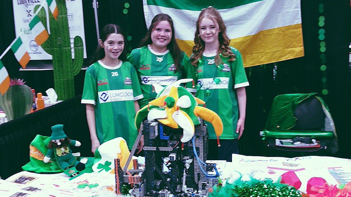 VEXRobotics's tweet photo. At #VEXWorlds, VEX IQ Robotics Competition Team 64443S The SHS Phoenix from Tullamore, Ireland brought the spirit! 😤 As part of our VEX Point Program, they used a retro camera to show us their unique point-of-view as they competed and explored St. Louis! 💚🤍🧡 https://t.co/YbDt332QwT