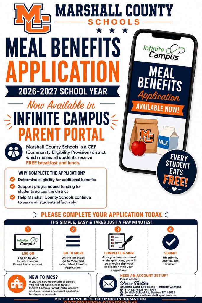 SESGreenDevils's tweet photo. When you complete online registration, we also need each family to complete the Meal Benefits application. https://t.co/RLEHZFg6LD