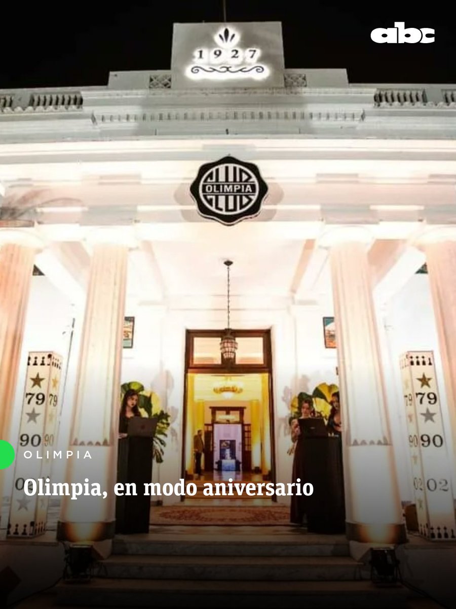 ABCDeportes's tweet photo. EL MES DE ANIVERSARIO DEL VIGENTE CAMPEÓN

➡Olimpia cambió temporalmente su logo por el mes aniversario. El sábado 25, el más ganador del fútbol paraguayo cumplirá 124 años de vida institucional.

📍“124 años de gloria” indica el texto de presentación del logo provisorio de Olimpia, fundado el 25 de julio de 1902.

📲Leé más en https://t.co/KBieVDbzM1

#ABCDeportes #ElJuegoQueSentimos #730AM
