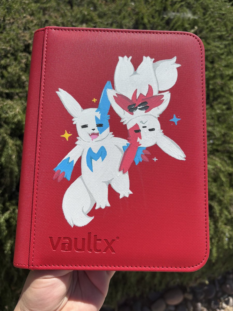 redroseyviper's tweet photo. Custom Painted Binder Commissions ✨
-
I’ve been so busy I forgot to post all of these but they’ve been so much fun to do! 
#paintedbinder #commission #pokemon https://t.co/ZFd5ttb8pQ