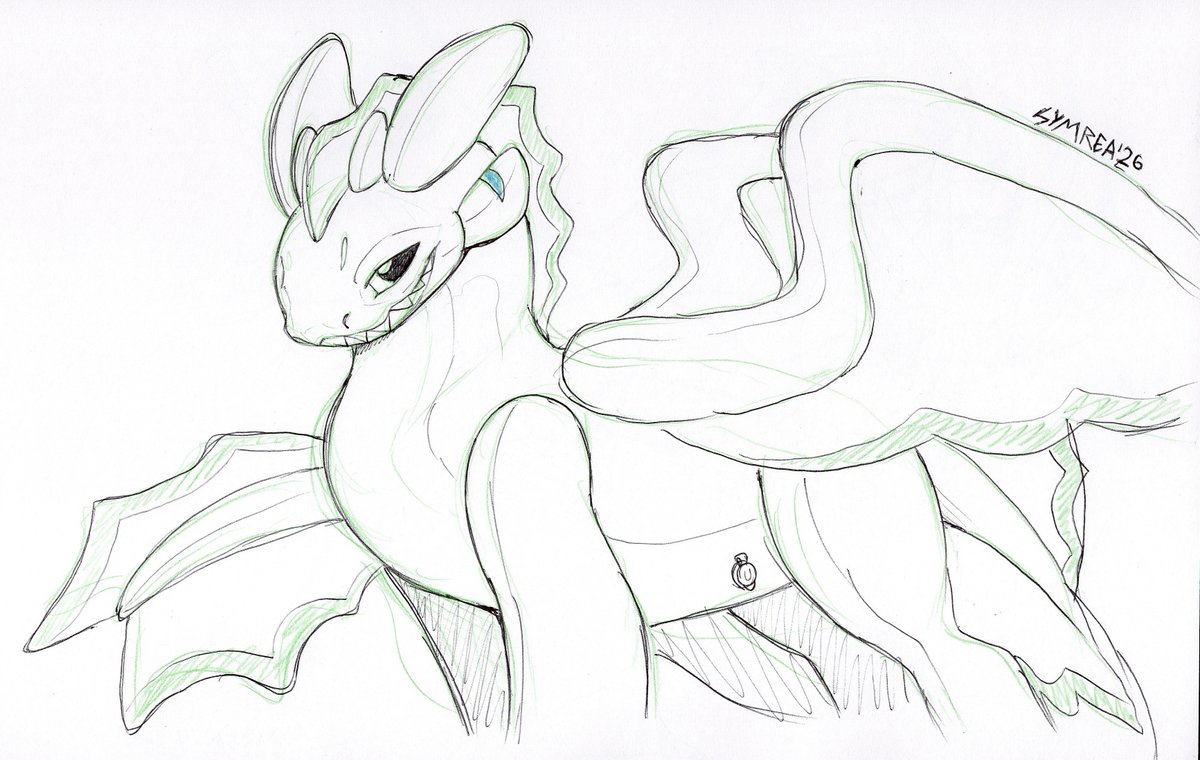 Symrea_Art's tweet photo. That grin 😳 https://t.co/SxacqVRvQi