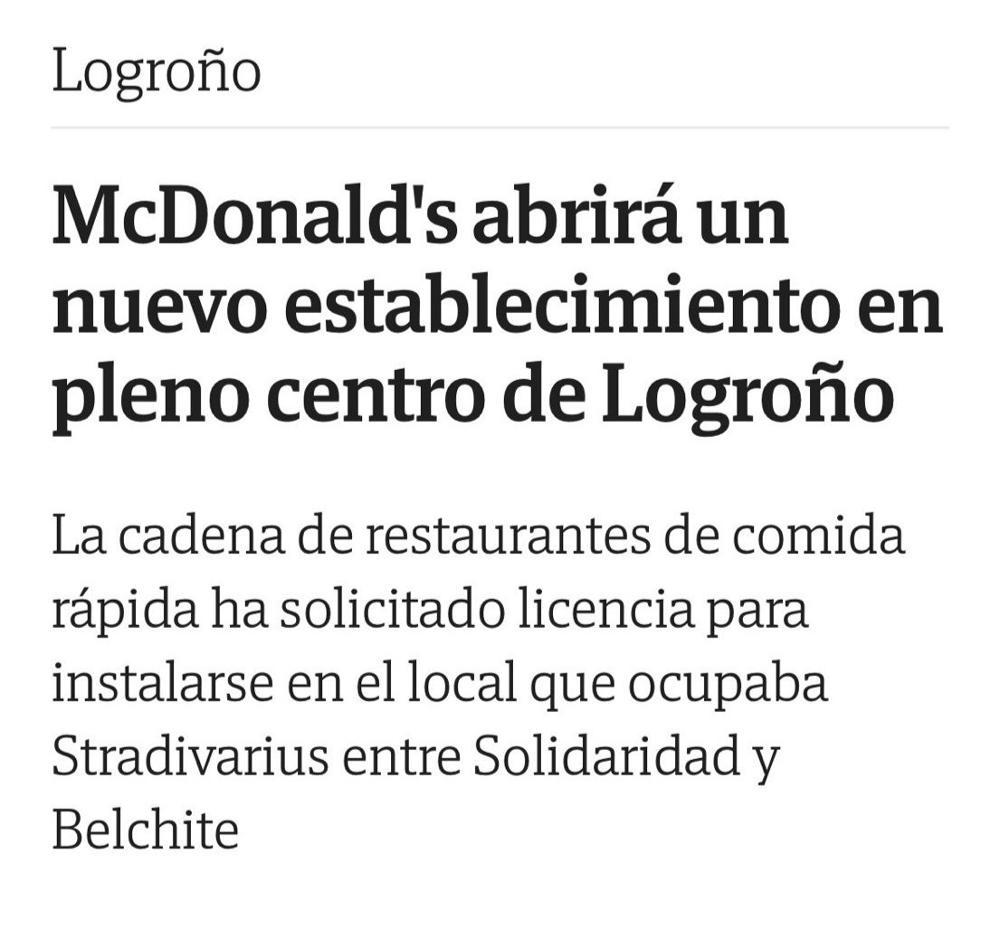 ocantiguo's tweet photo. 2️⃣Noticias2️⃣ El mismo día 
🔸El bar más antiguo de la @callelaurel_  cierra quejándose d q se parece cada vez más a Magaluz.
🔸El alcalde @conrado_escobar celebra la apertura de un McDonald 🤦
#ModeloDeCiudad https://t.co/uzlEF76vOl