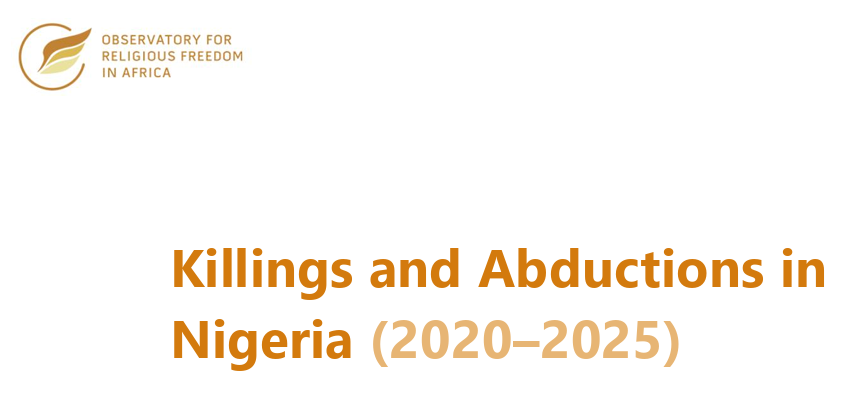 Sean_ADFIntl's tweet photo. The Observatory of Religious Freedom in Africa (ORFA) just put out its long-awaited 6-year update on ethno-religious killings and abductions in Nigeria 🇳🇬. It is a serious study that will become main reference point for years.

I wanted to do a thread on its findings👇@SKefason https://t.co/DzSFoFgkkL