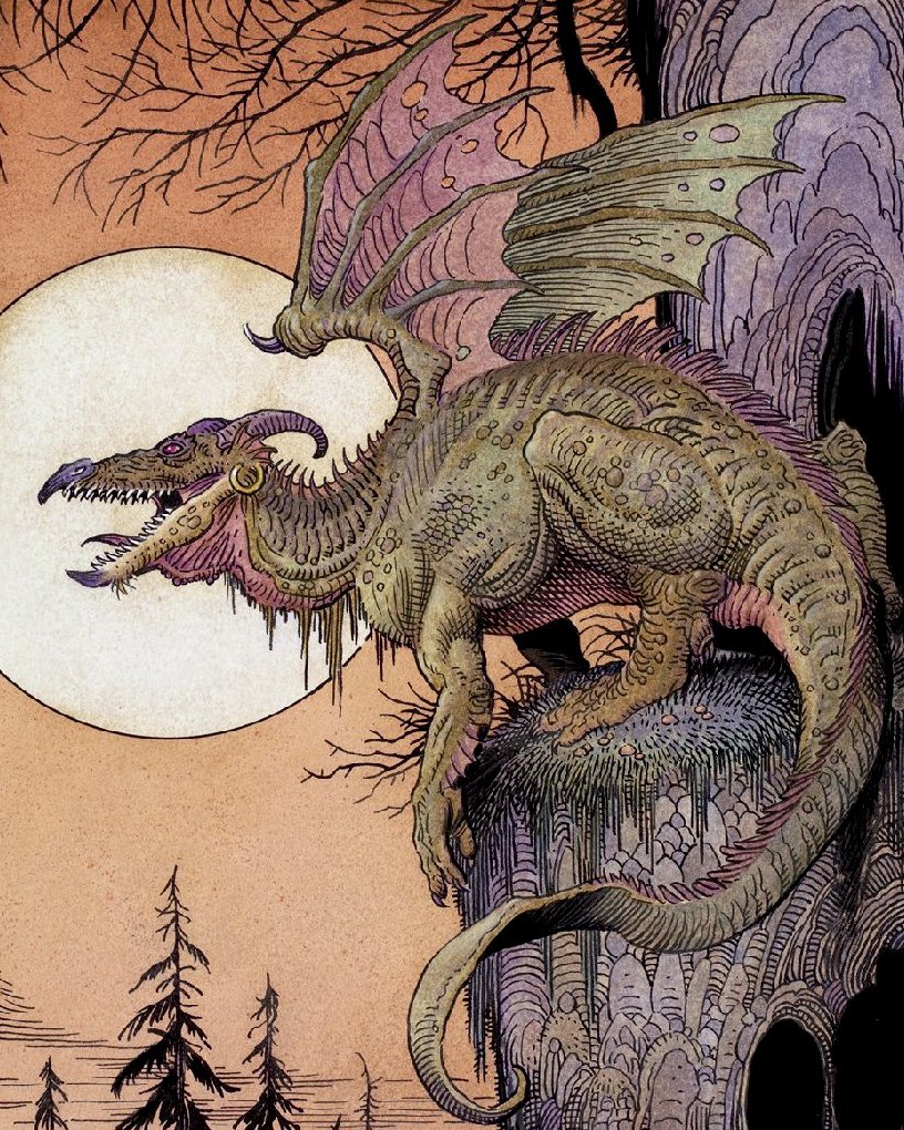HeavyMetalInk's tweet photo. With an unmistakable style that intertwines meticulous ink linework with vibrant watercolor palettes, William Stout (born in 1949) has established himself as a legendary figure within fantastic illustration, conceptual art, and retro science fiction 🧚 https://t.co/TKKA9PtyFW
