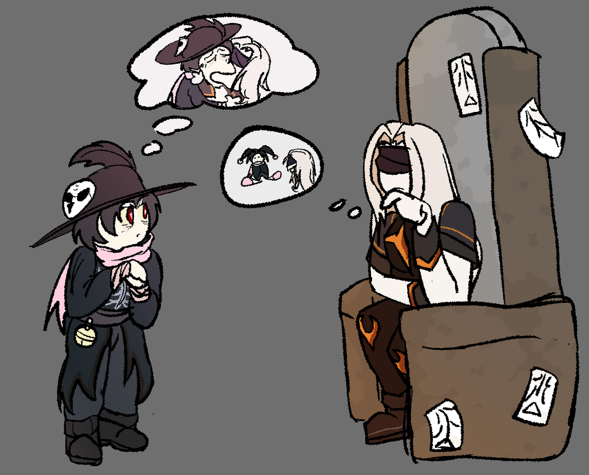 KeterWorker's tweet photo. attack 1: Kay and regent for @ket_overkill 
azula warm up doodle https://t.co/KHYnwmkANb