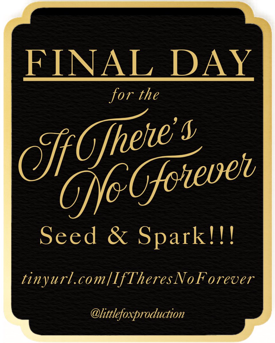 carolinerenard_'s tweet photo. One more day! One more day! If you still want to help and be part of our crowdfunding, you still have one more day! Campaign ends on July 3rd! And what a fitting 250 year way to celebrate America by helping a Black woman filmmaker get her film made.

https://t.co/nnQubAl0xZ https://t.co/7gF6VX9U3j