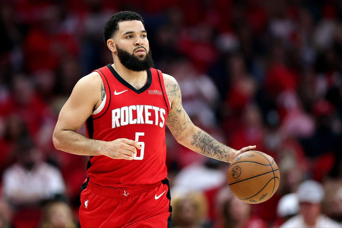 BGNHoops's tweet photo. If I’m the Rockets I’m calling the Mavs and offering a Fred VanVleet trade package for Kyrie. 

Kyrie and KD surrounded by Sengun, Jabari, and Amen would make them the best team in the West. https://t.co/ro0RGbp31F