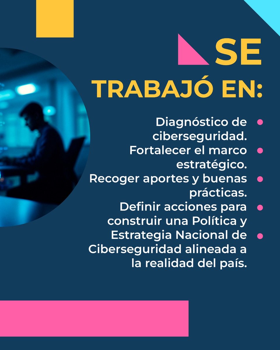 Telecom_Ec's tweet photo. 🔐🌐 Ecuador avanza hacia un entorno digital más seguro.

El MINTEL impulsa espacios de diálogo y construcción para elaborar la nueva Política y Estrategia Nacional de Ciberseguridad.

👉 Desliza y conoce este proceso colaborativo.

#GobiernoDelEcuador https://t.co/QyUG2fDlQD