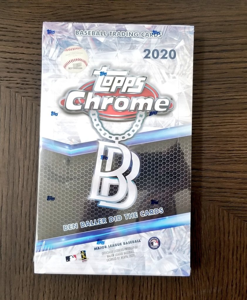 epicfamilycards's tweet photo. Anyone want this 2020 Topps Chrome Ben Baller hobby box for $300 shipped? https://t.co/FGiDmhi6JX