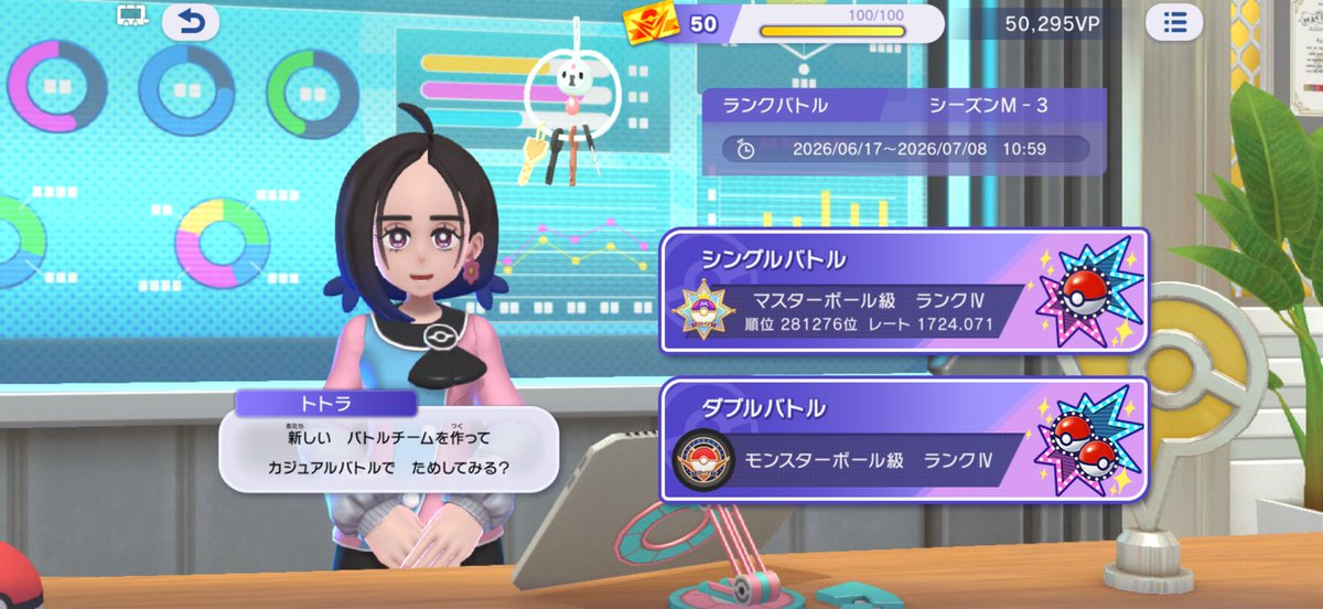 worldendroll_'s tweet photo. ポケモンおじさん、マスター到達
たぶんトータル24時間経ってないぞ
はるか昔にXYで1400辺りで数戦遊んでただけの初心者でも到達できるから皆も始めよう(っ'-')╮ =͟͟͞͞◒ https://t.co/DzDJxRVxa3